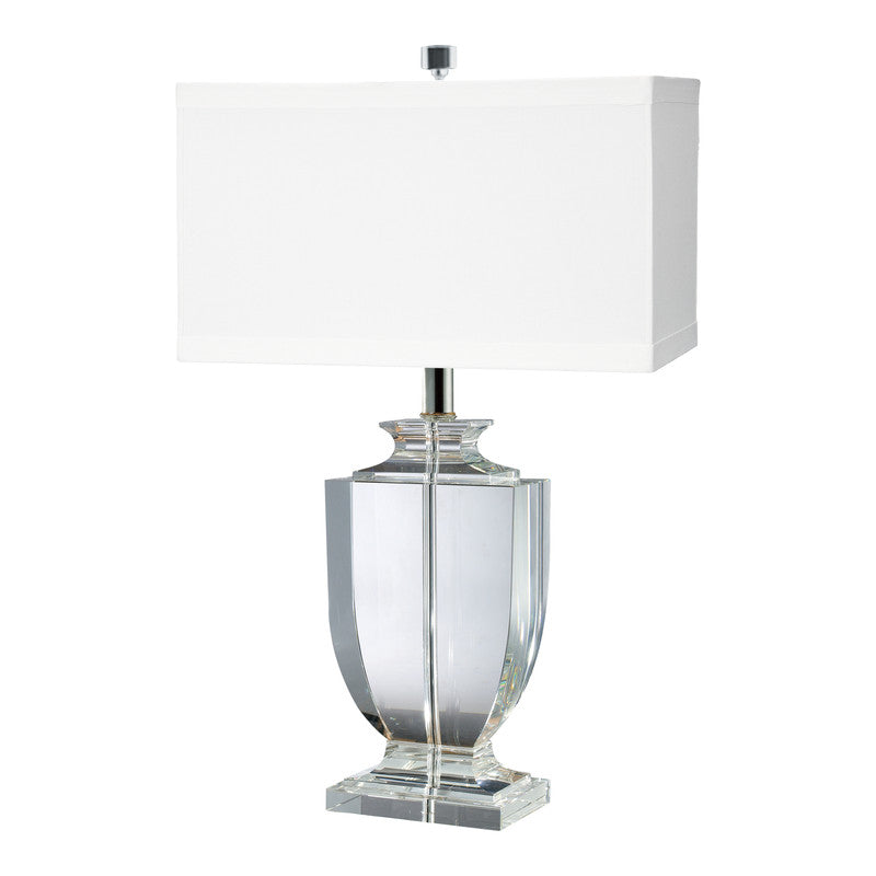 Jirau Crystal Table Lamp - White