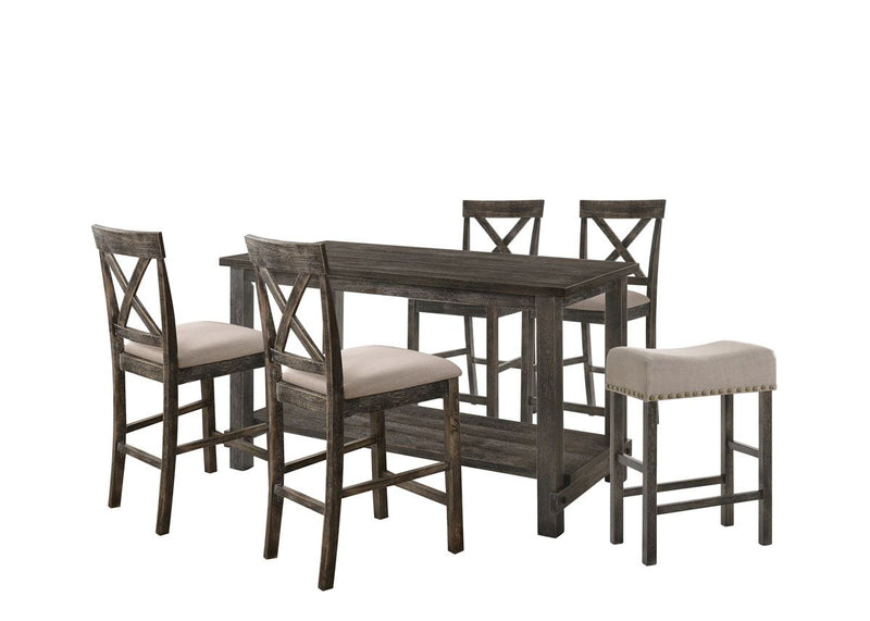 Ovo 7-Piece Counter-Height Dining Set-OLD