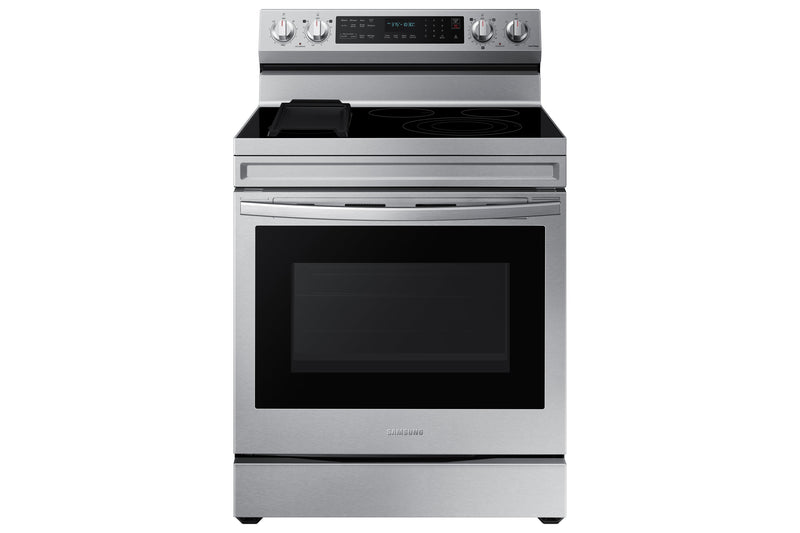 Samsung Stainless Steel Freestanding Electric True Convection Range with Air Fry and Wi-Fi (6.3 Cu.Ft) - NE63A6711SS/AC