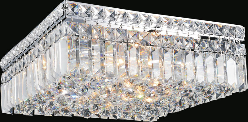 Colosseum - I 5 Light Flush Mount - Chrome