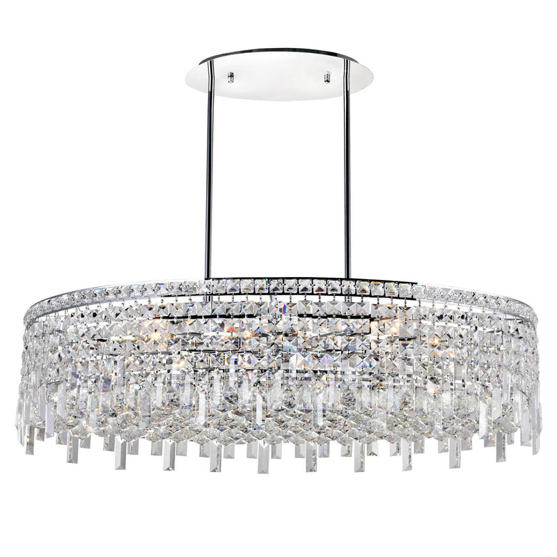 Colosseum - IV 10 Light Chandelier - Chrome