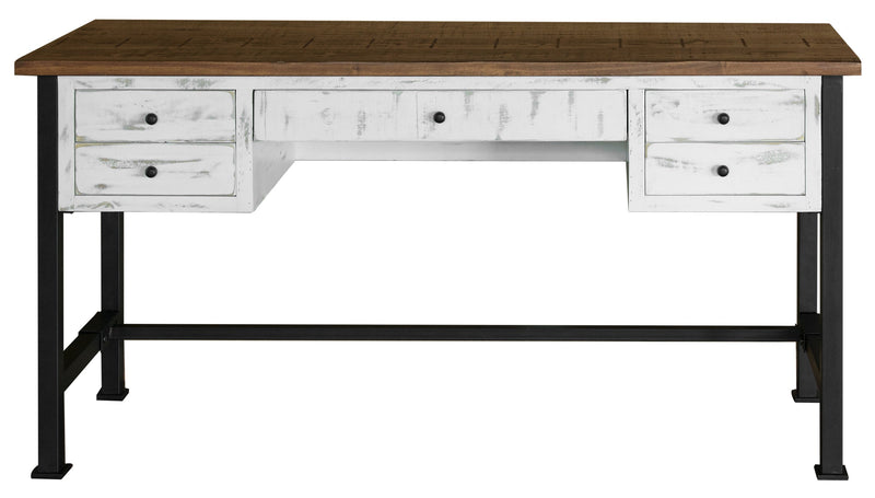 Applewood Desk - Weathered White