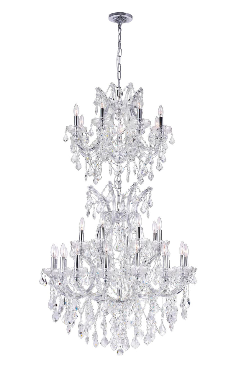 Maria Theresa - V 4 Light Chandelier - Chrome