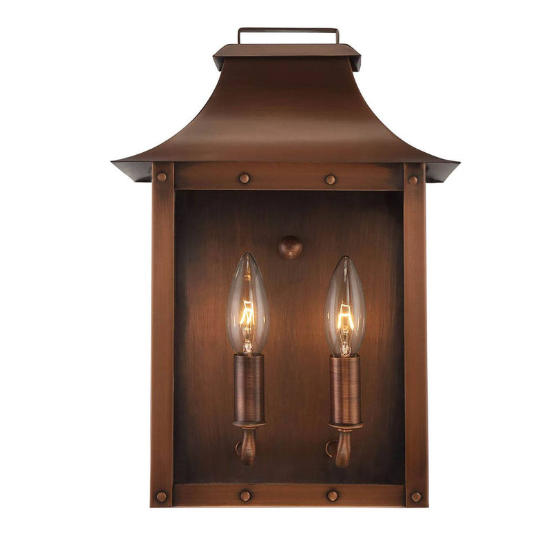 Danube - IV Outdoor Wall Mount - Copper Patina