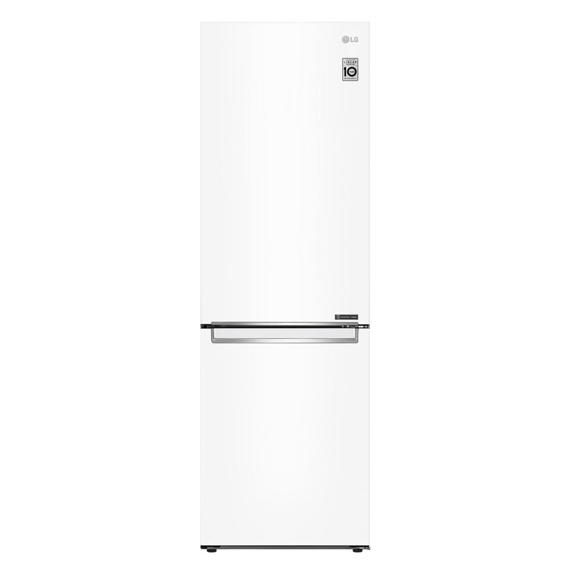 LG White 24" Counter Depth Bottom Freezer Refrigerator with DoorCooling+ (12 Cu. Ft.) - LBNC12231W