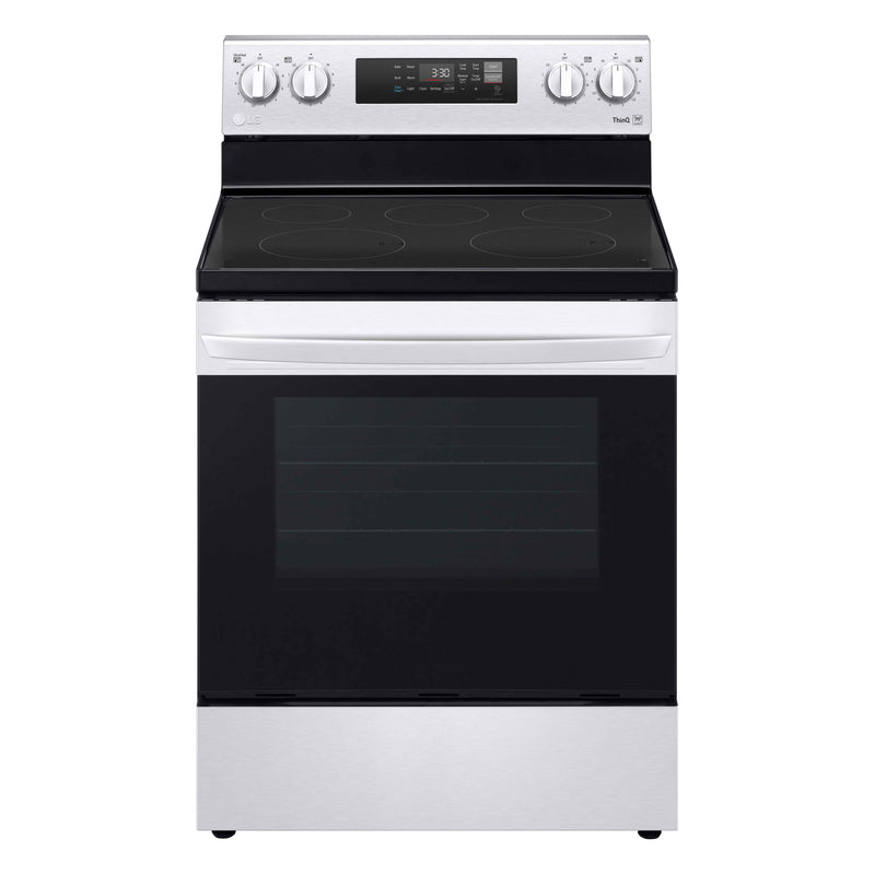 LG Stainless Steel Smart Wi-Fi Enabled Electric Range with EasyClean (6.3 Cu. FT.) - LREL6321S