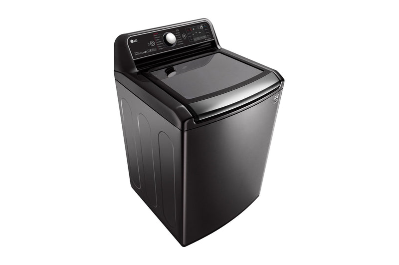 LG Black Steel Smart Wi-Fi Enabled Top Load Washer with TurboWash3D™ Technology (6.1 Cu.Ft.) - WT7900HBA