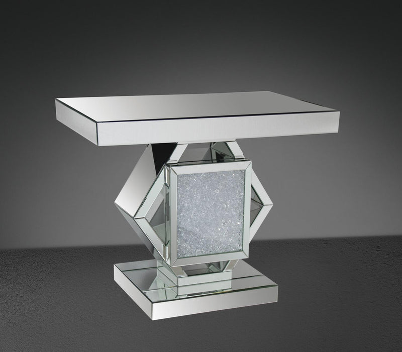 Tuxedo Console Table - Mirrored
