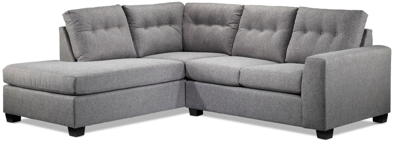 Sintra 2-Piece Sectional with Left-Facing Chaise - Grey