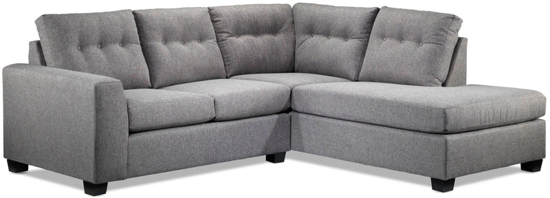 Sintra 2-Piece Sectional with Right-Facing Chaise - Grey