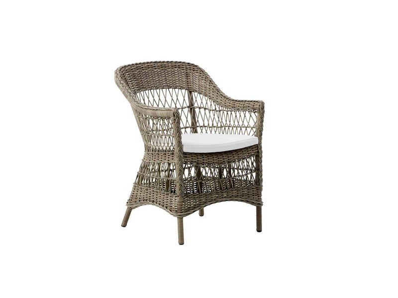 Viacha Outdoor Accent Chair - Light Brown/Grey