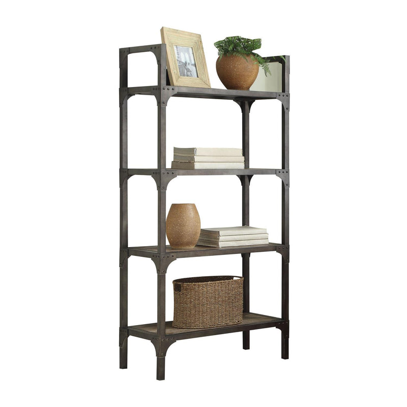 Flater Bookshelf - Weathered Oak