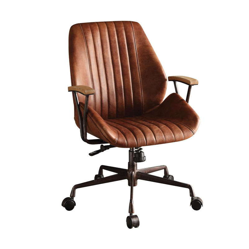 Buo Leather Executive Office Chair - Tan