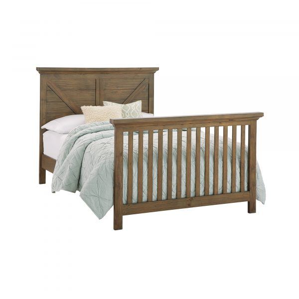Goldberry Convertible Crib with Full Size Rails Package Harvest