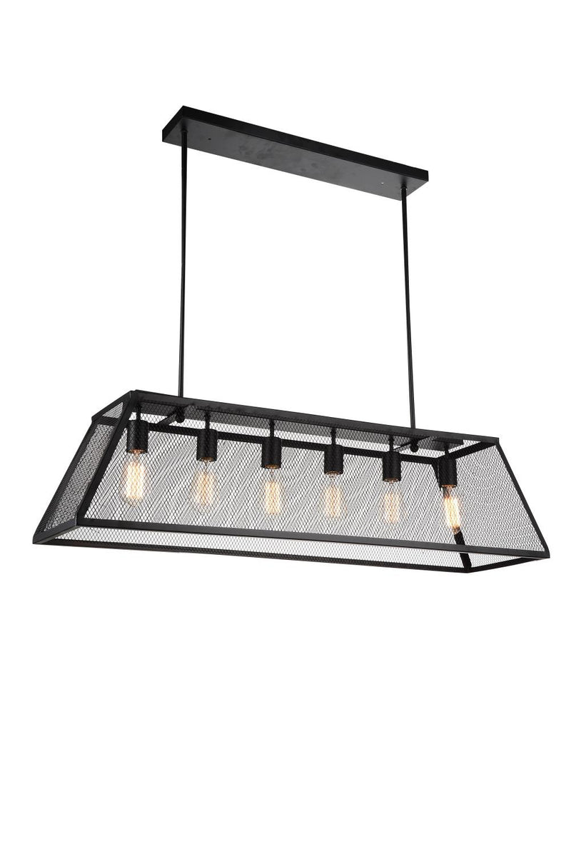 Macleay 6 Light Chandelier - Black