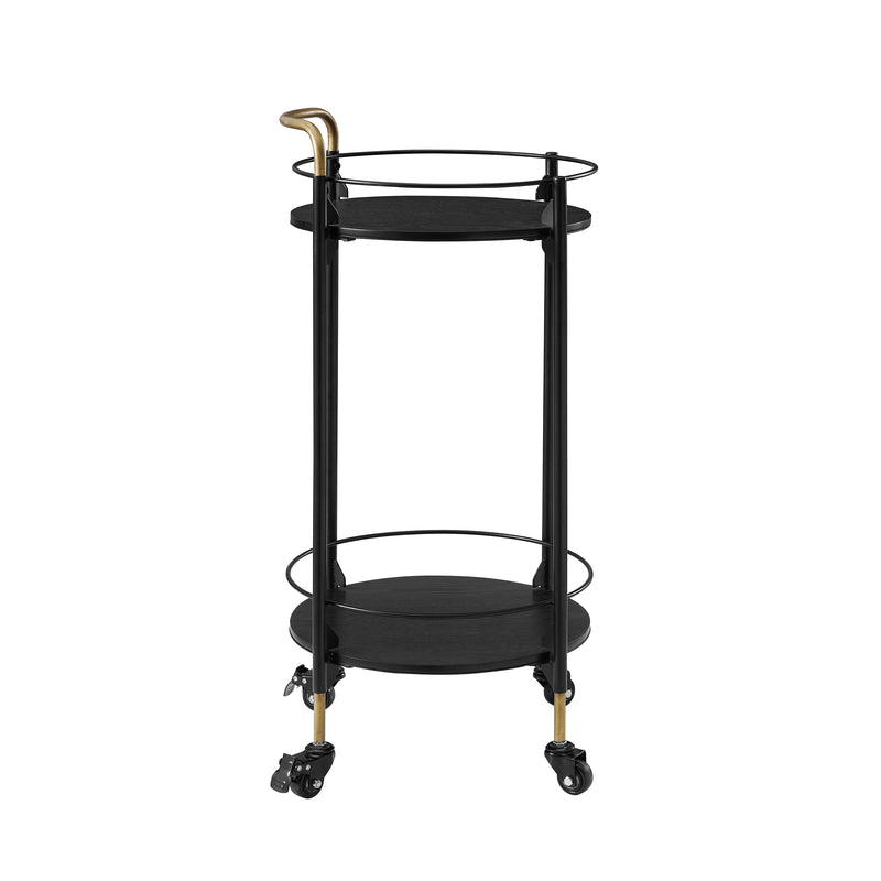 Wilgar Round Bar Cart - Black