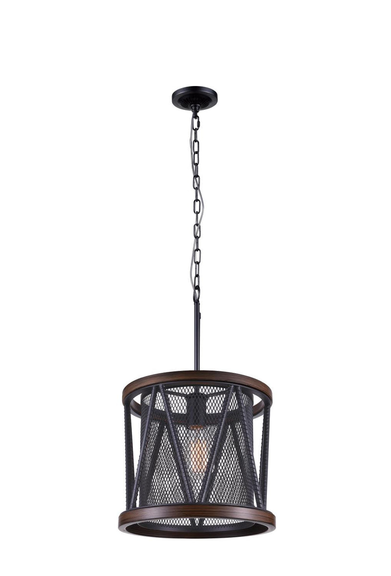 Parsh 1 Light Chandelier - Pewter