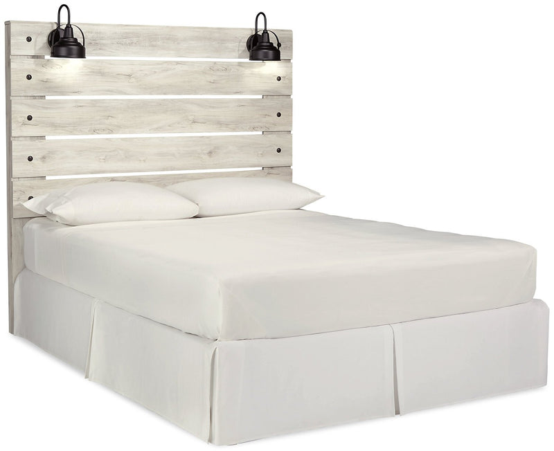 Naylon Queen Panel Headboard - White