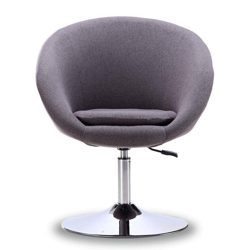 Hita Adjustable Height Swivel Chair - Grey