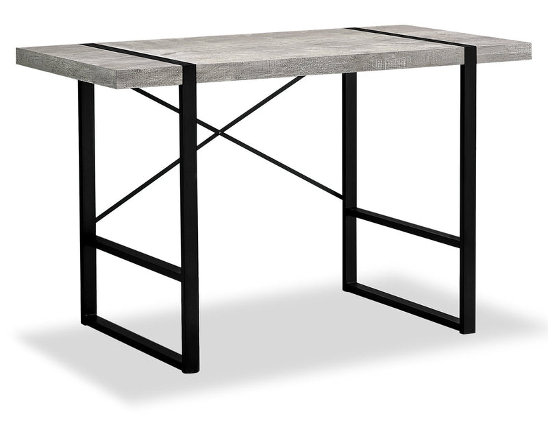 Lisgar Reclaimed Wood Look Desk - Grey