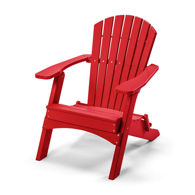 POLY LUMBER Sensual Seaside Folding Chair -Cardinal Red