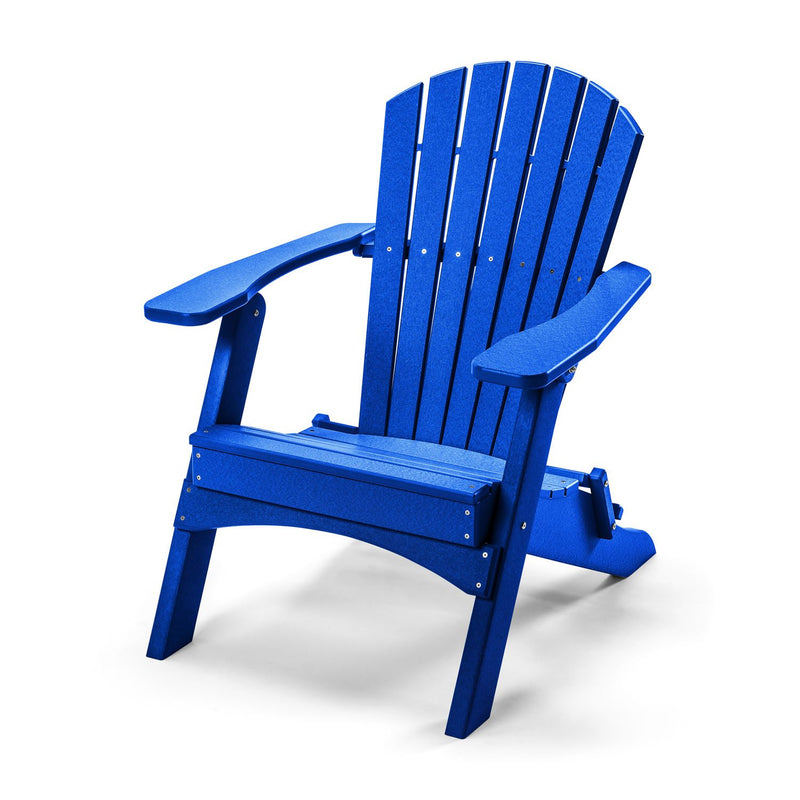 POLY LUMBER Sensual Seaside Folding Chair - Blue