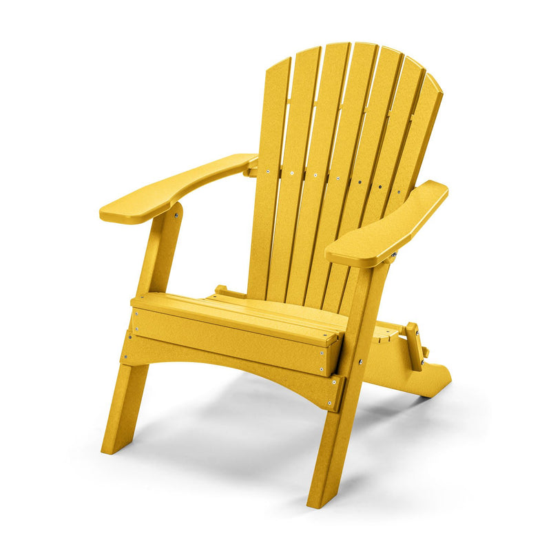 POLY LUMBER Sensual Seaside Folding Chair - Yellow