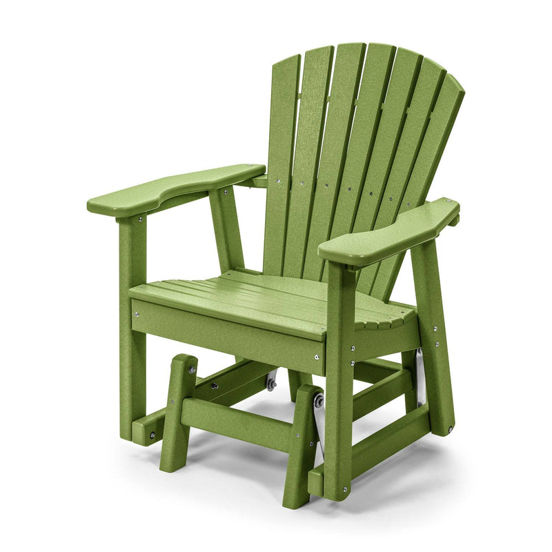 POLY LUMBER Just for Me Glider Bench - Lime Green