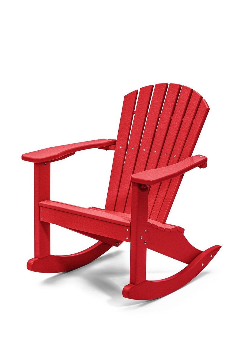 POLY LUMBER Rock n Relax Rocking Chair - Cardinal Red