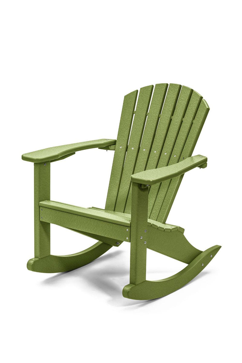 POLY LUMBER Rock n Relax Rocking Chair - Lime Green