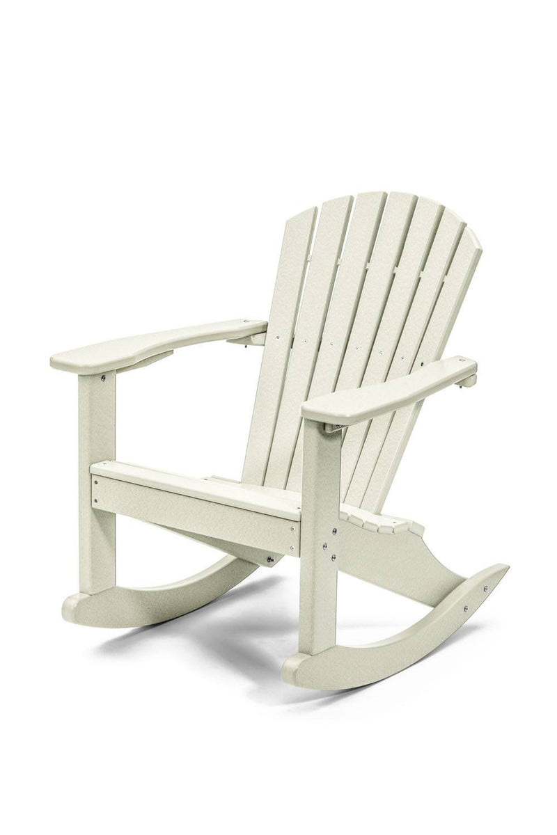 POLY LUMBER Rock n Relax Rocking Chair - White