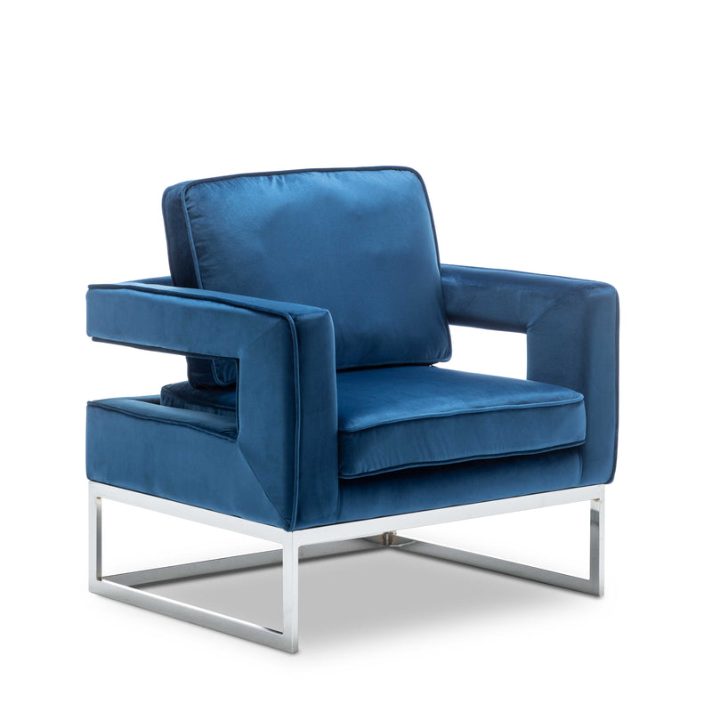 Britton Accent Chair - Blue
