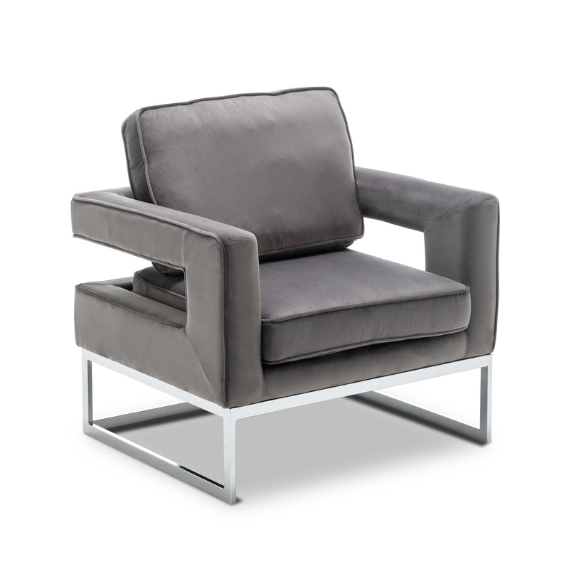 Britton Accent Chair - Grey