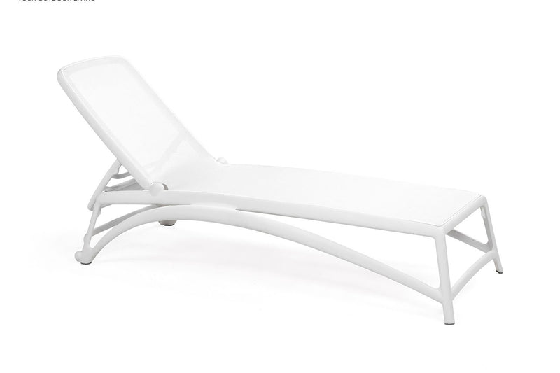 Nardi Atlantico Outdoor Chaise Lounger - White