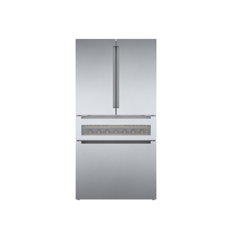 Bosch Stainless Steel Counter Depth French Door Refrigerator with Wine Drawer (21.2 Cu.Ft) - B36CL81ENG