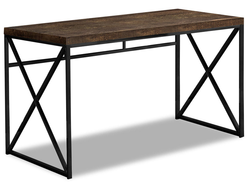Latour Reclaimed Wood Look Desk - Brown