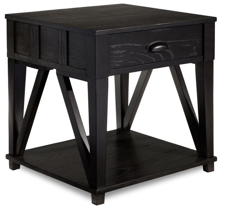 Laken End Table - African Grey