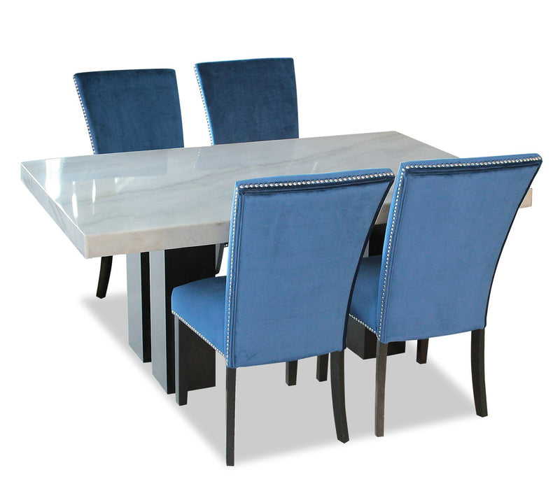 Westdale 5-Piece Dining Set - Blue