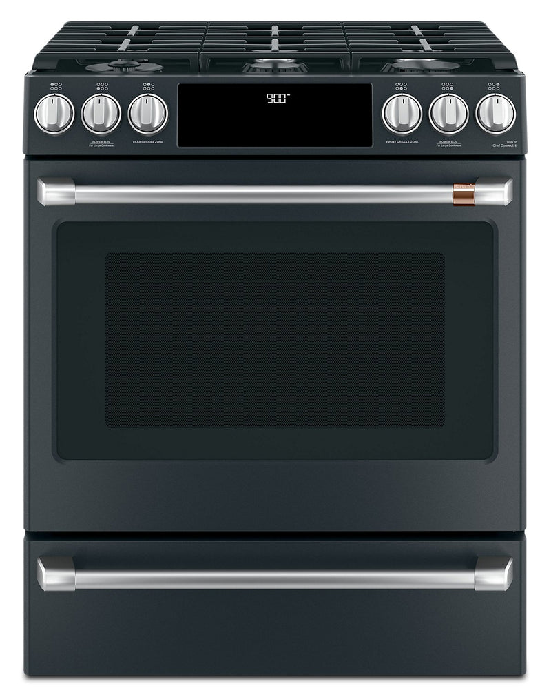 Café 30" Slide-In Dual-Fuel Convection Range - CC2S900P3MD1