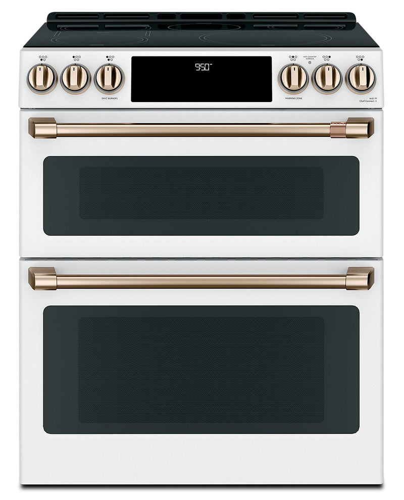 Café Slide-In Double Oven Electric Range with Convection - CCHS950P4MW2