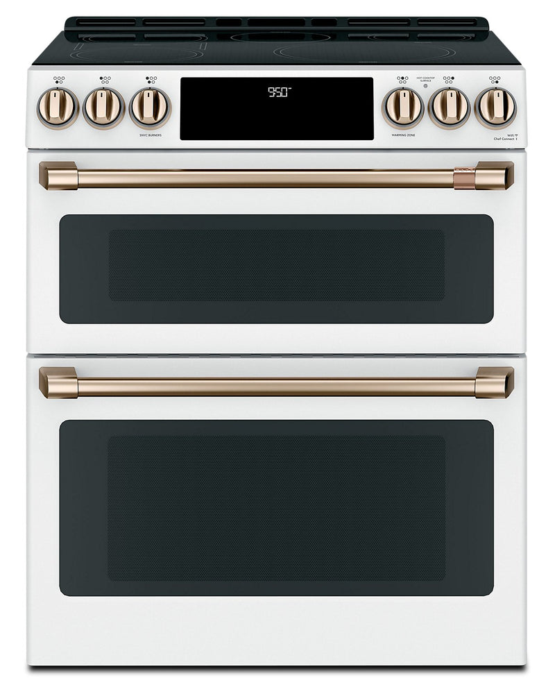 Café Slide-In Double Oven Electric Range with Convection - CCHS950P4MW2