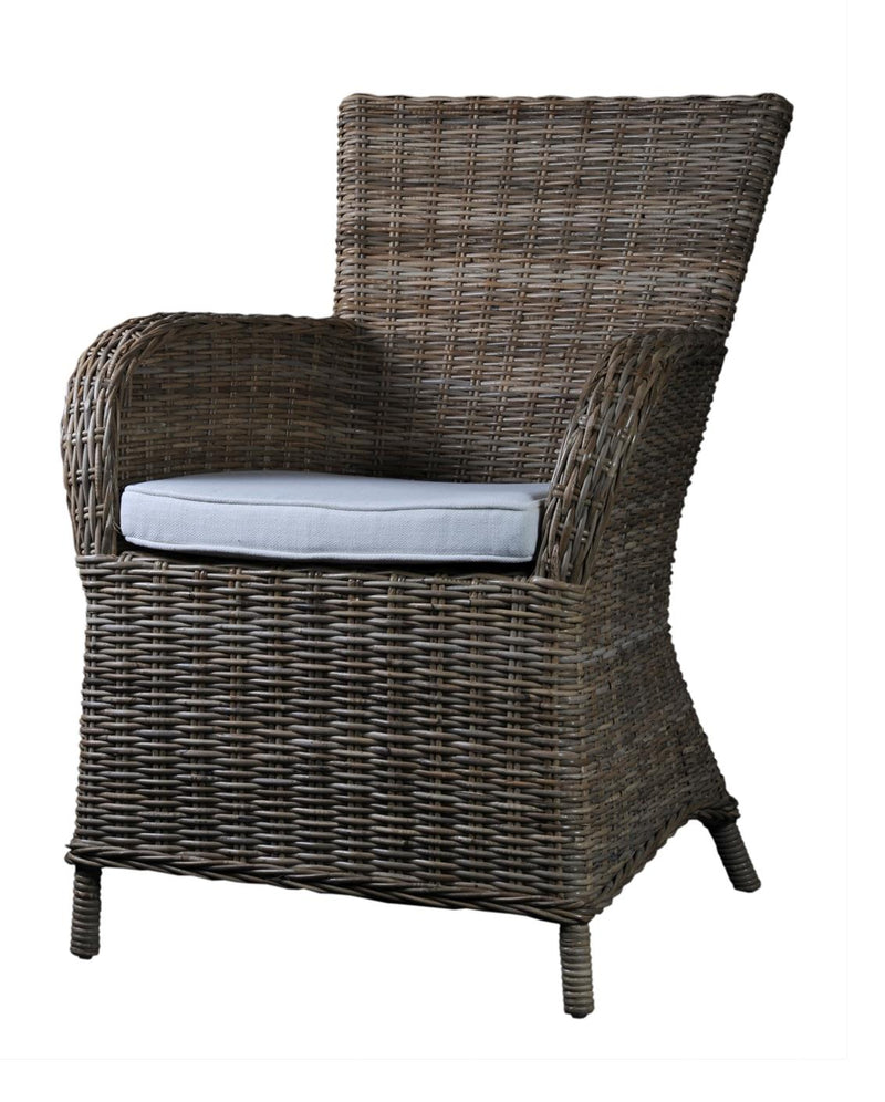 Lazio Square Back Dining Chair with Cushion - Set of 2