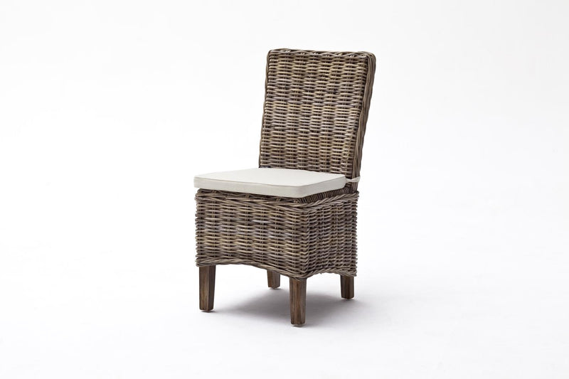 Lazio Straight Back Dining Chair with Cushions - Set of 2