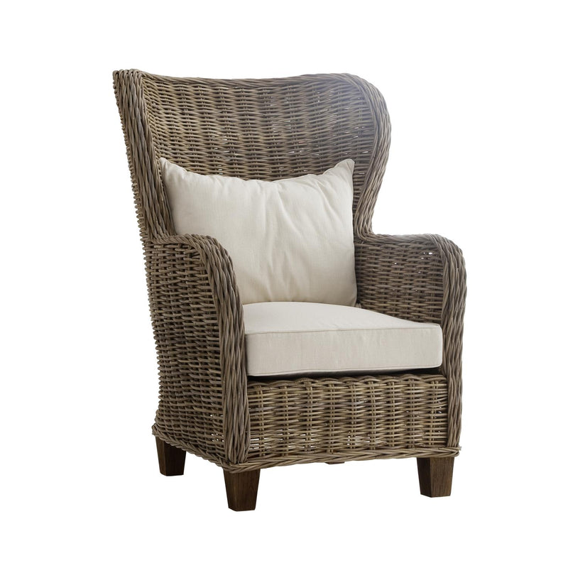 Lazio Chair With Cushion - Dark Brown