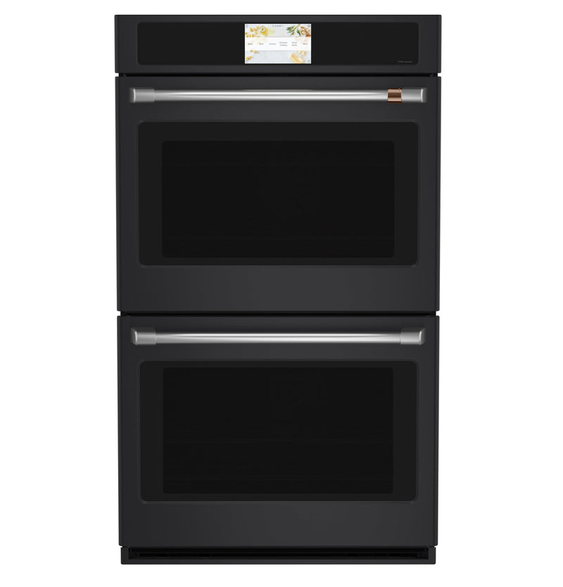 Café Matte Black 30" Built-In Convection Double Wall Oven (10 Cu.Ft) - CTD90DP3ND1