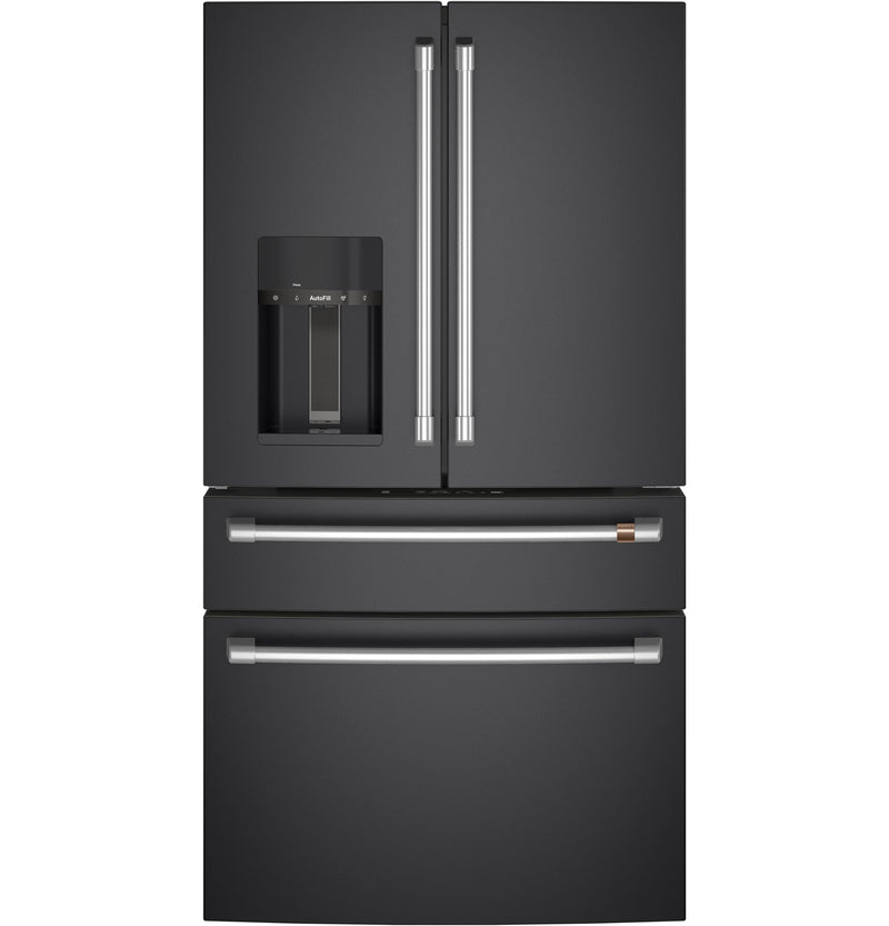 Café Matte Black 36" 4-Door French-Door Refrigerator (27.8 Cu. Ft.) - CVE28DP3ND1