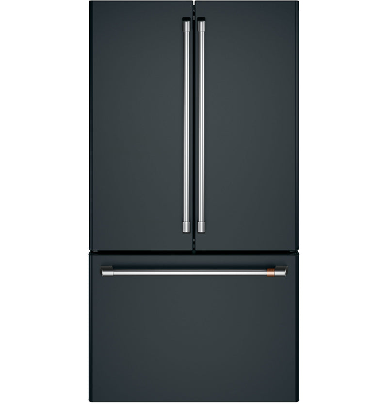 Café Matte Black 36" Counter-Depth French-Door Refrigerator (23.1 Cu. Ft.) - CWE23SP3MD1