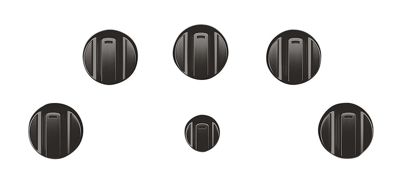 Café 5-Piece Electric Cooktop Brushed Black Knobs - CXCE1HKPMBT