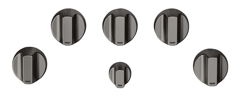 Café 5-Piece Gas Cooktop Brushed Black Knobs - CXCG1K0PMBT