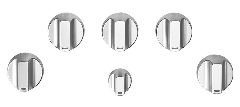 Café 5-Piece Gas Cooktop Brushed Stainless Steel Knobs - CXCG1K0PMSS